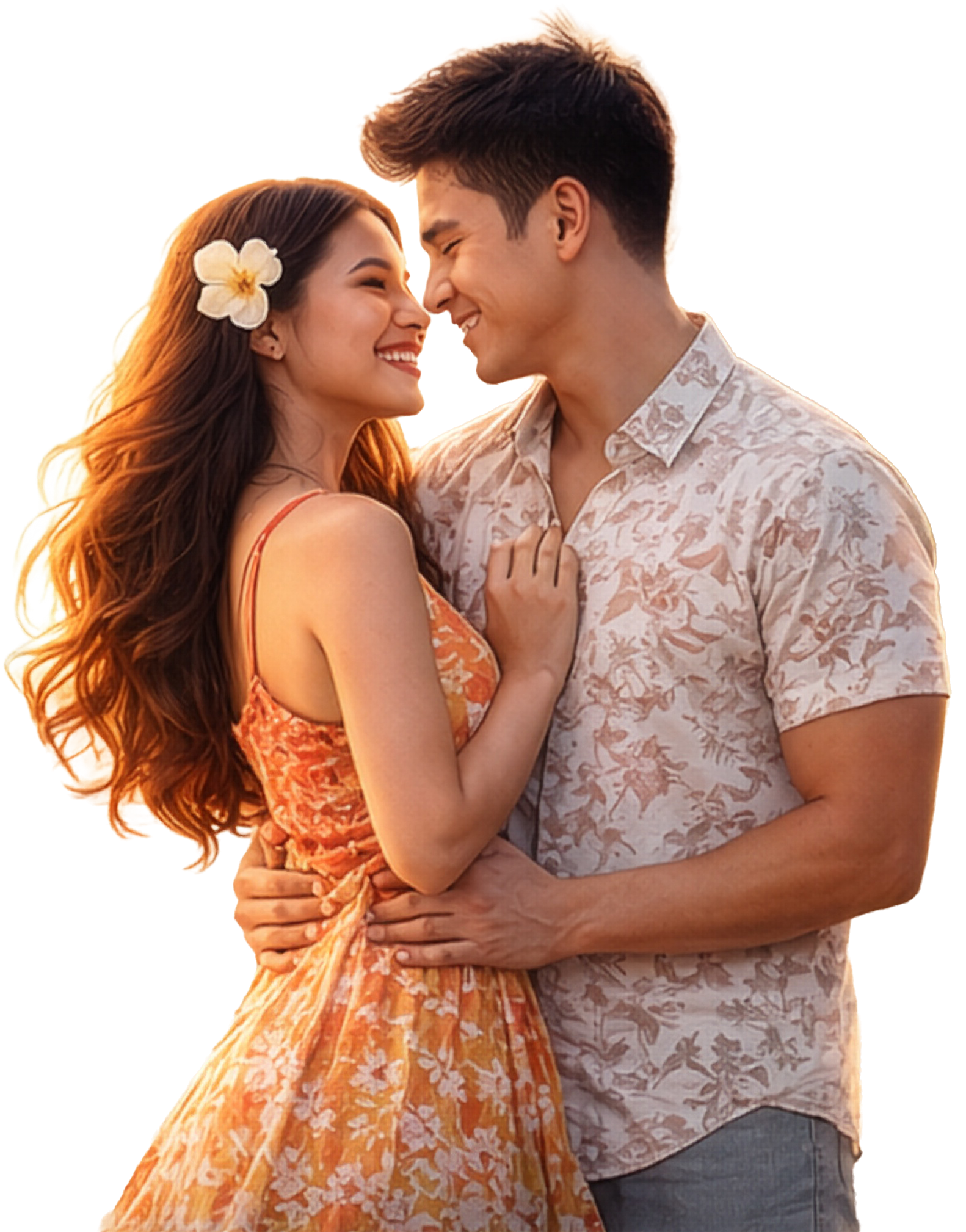 Happy Filipino couple